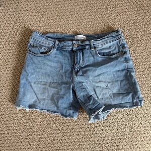 LOFT Light Blue Jean Shorts